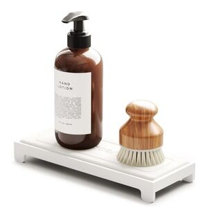 Instant‎ Dry Sink Caddy Organizer Bathroom Instant Fast Drying Countertop White